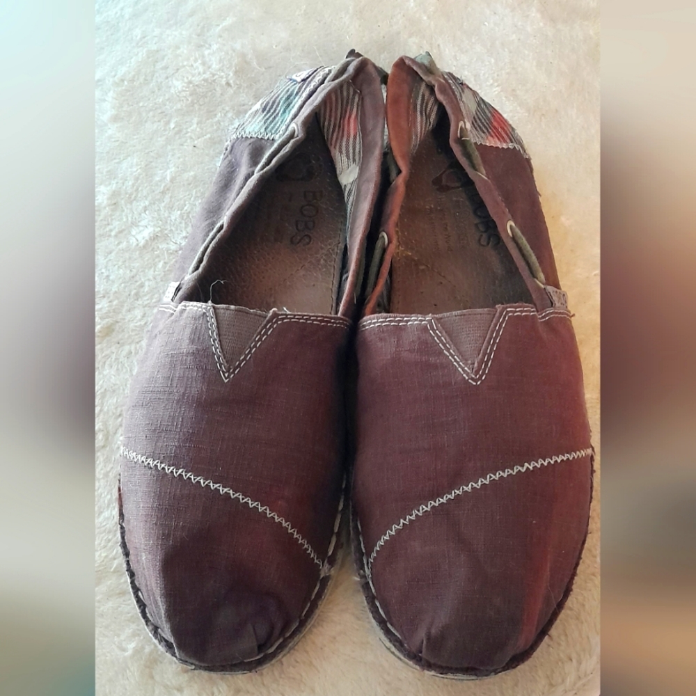 Skechers BOBS Slip on Size 10 Brown